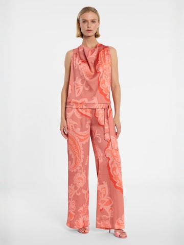 Ana Alcazar Wide leg Broek in Rood