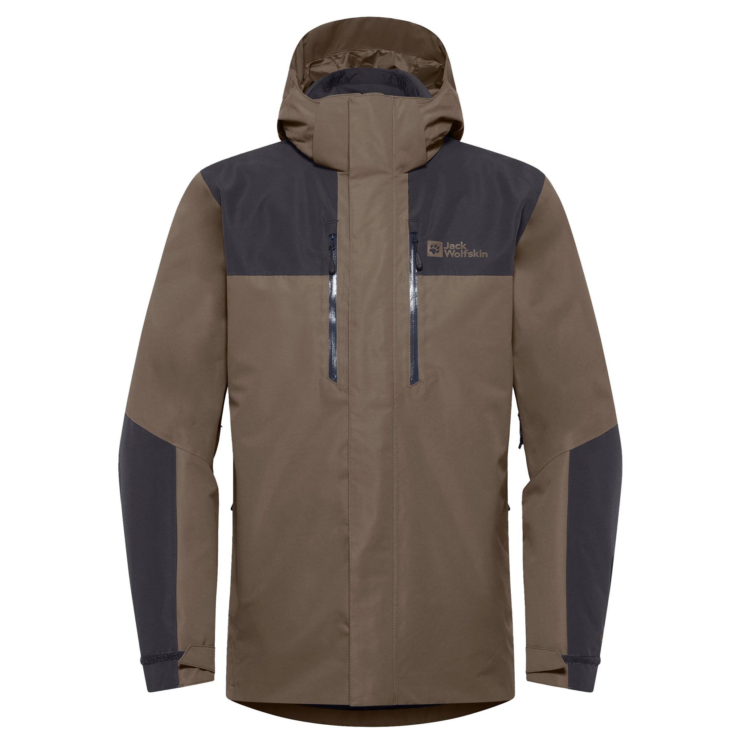 Veste outdoor 'Jasper' JACK WOLFSKIN en marron : devant