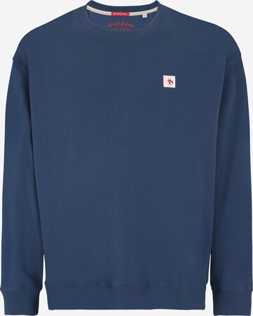 Sweat-shirt Scotch & Soda Plus en bleu : devant