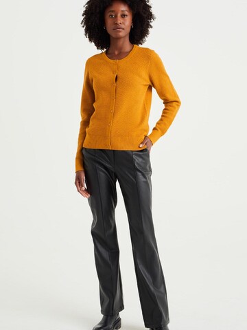 Cardigan WE Fashion en jaune