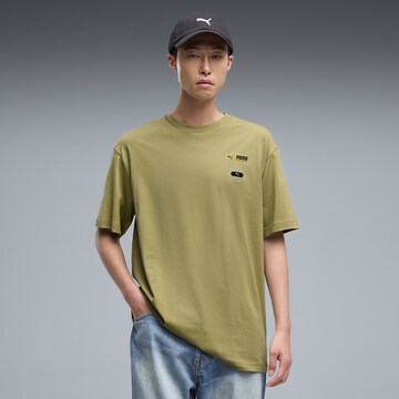 PUMA Functioneel shirt in Bruin: voorkant