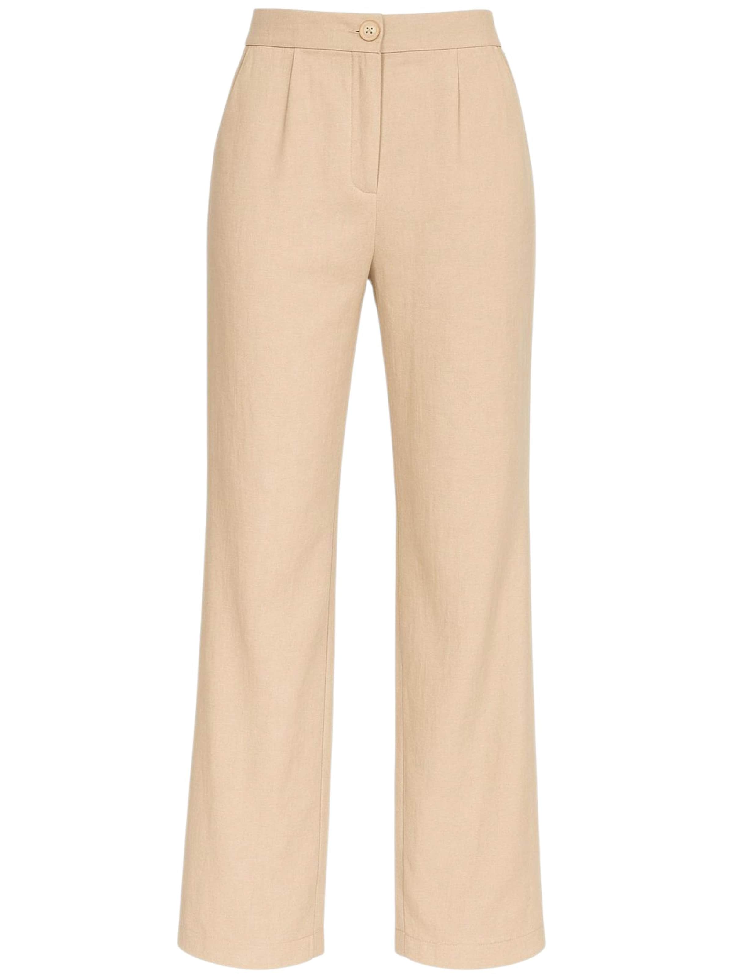 Wide leg Pantaloni 'LIRIN' di fashionshowcase in beige: frontale