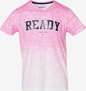KOROSHI - Camiseta en rosa: frente