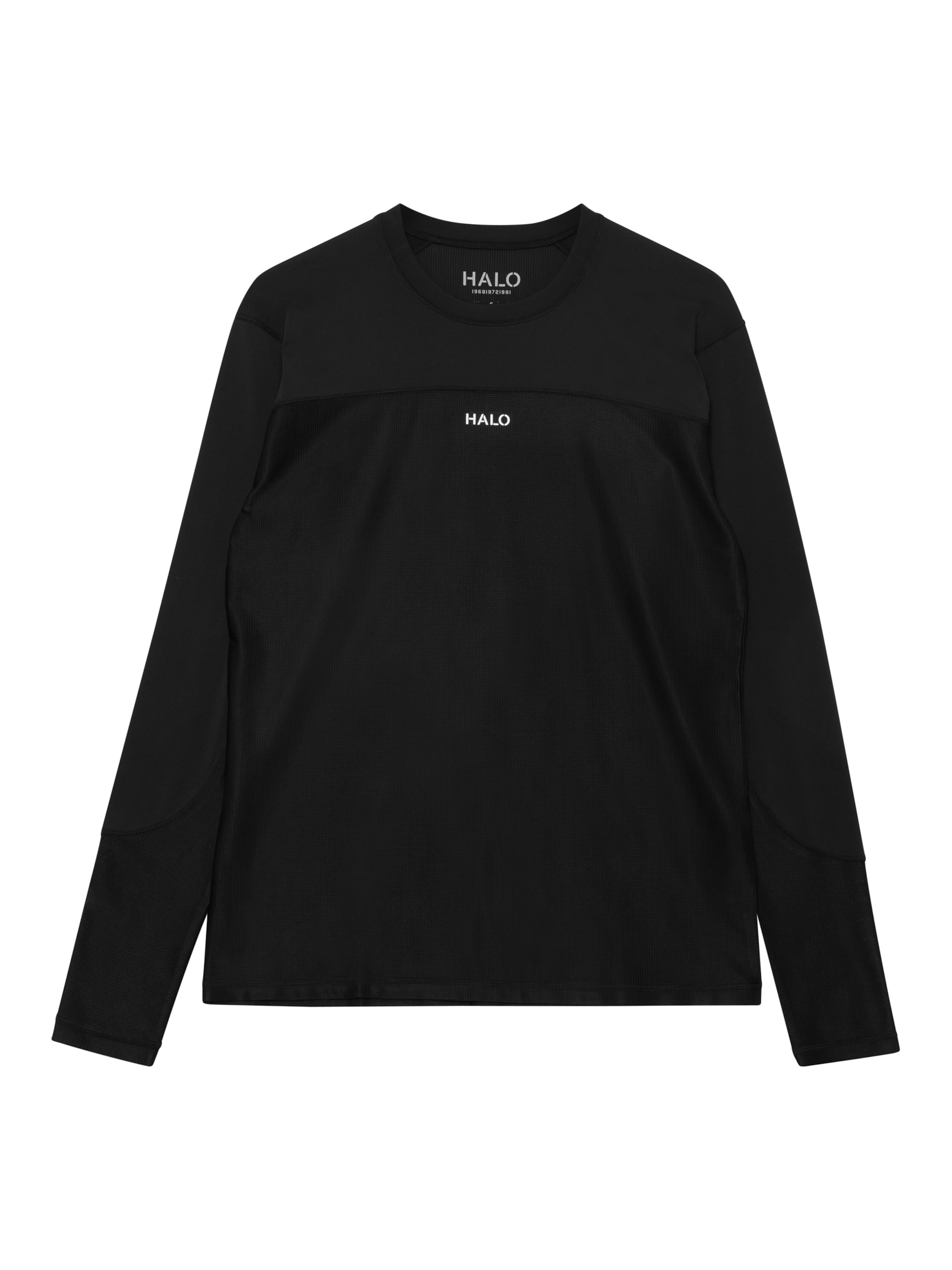 HALO Shirt in Zwart: voorkant