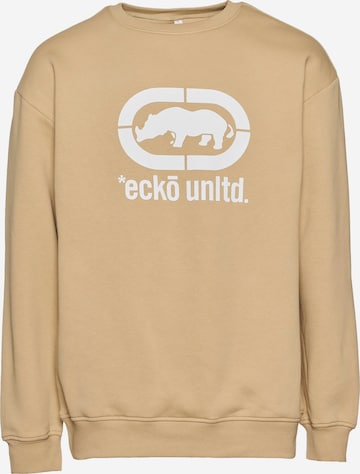 Felpa 'BASE' di Ecko Unlimited in beige: frontale