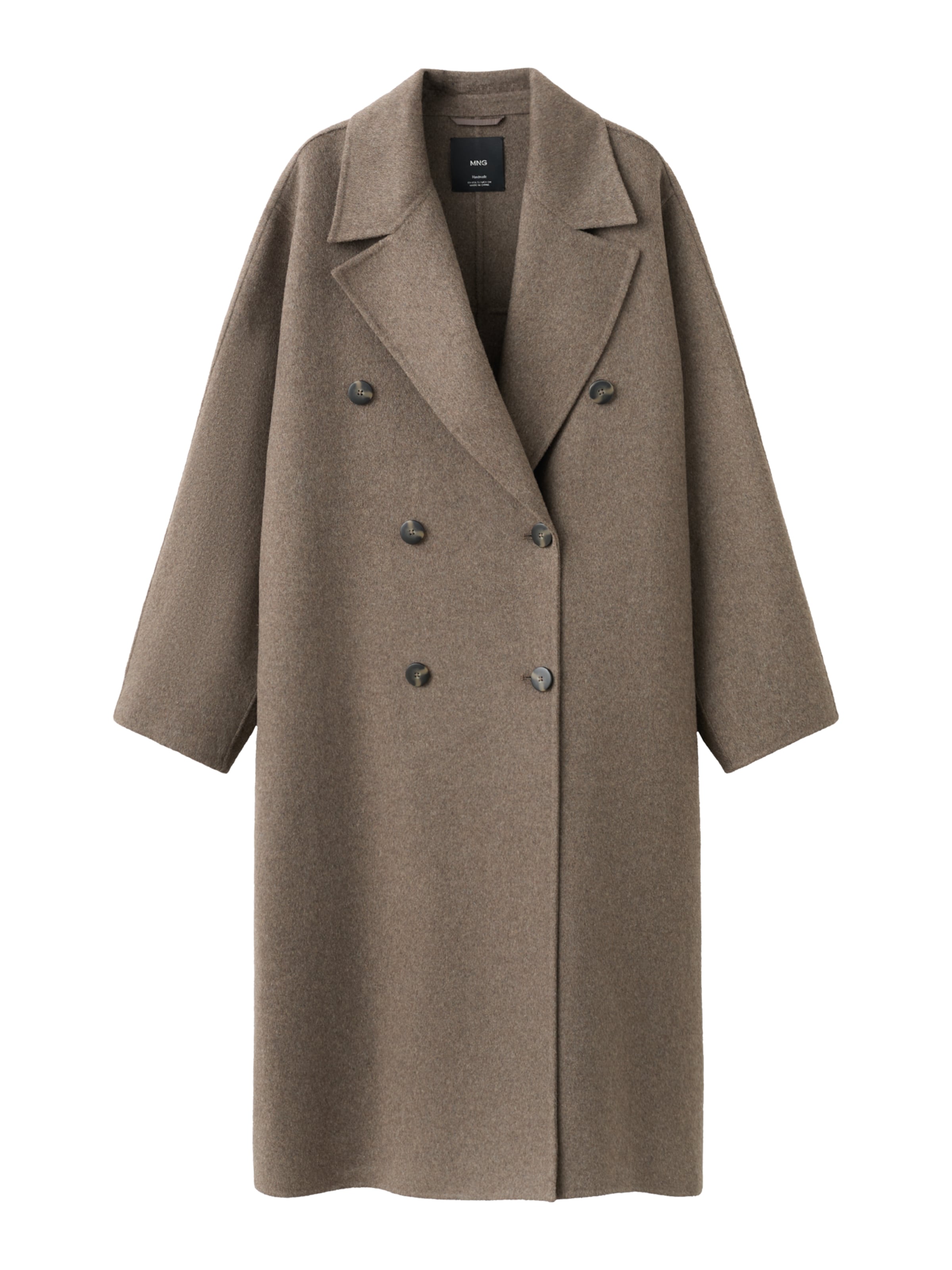 MANGO Overgangsfrakke 'PICAROL' i brun: forside