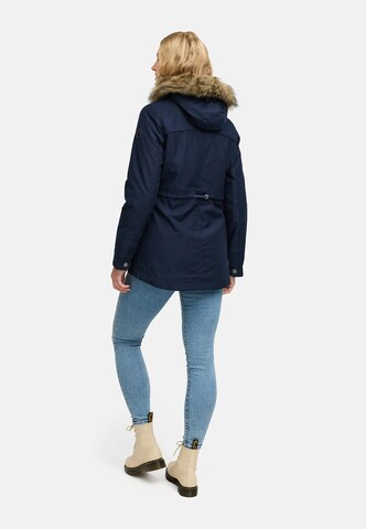 Parka invernale 'Tawny Short' di Ragwear in blu