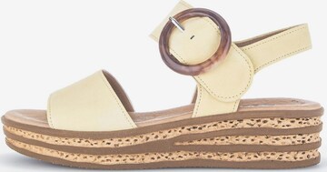 GABOR Sandals in Yellow