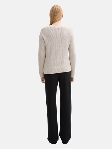 TOM TAILOR Regular Trousers 'Lea' in Black