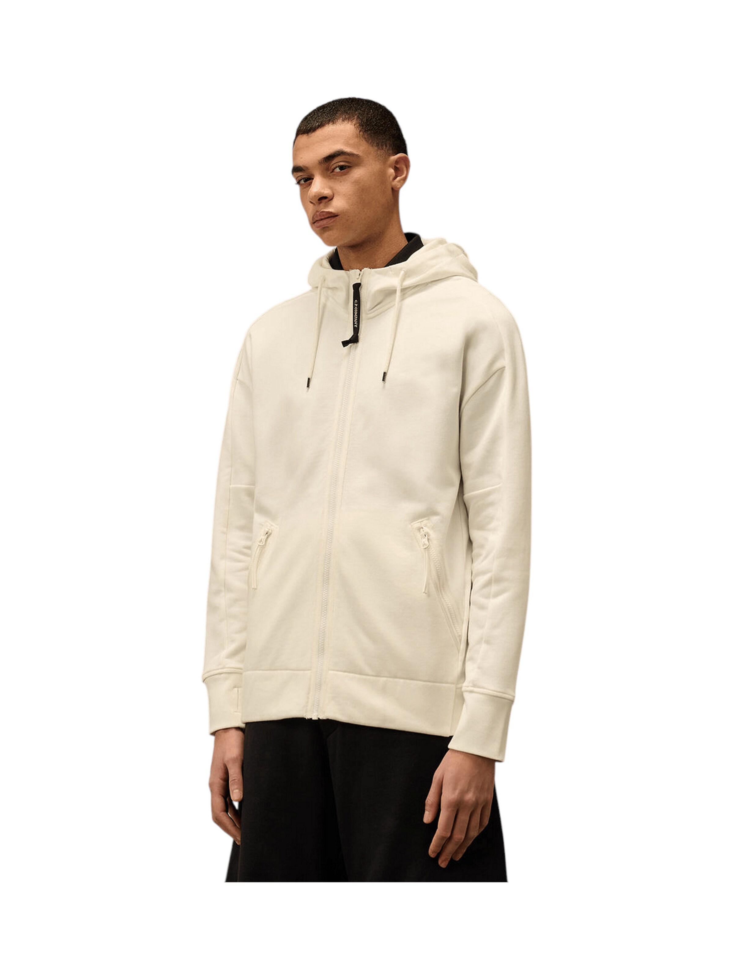 C.P. Company Sweat jacket in White: front