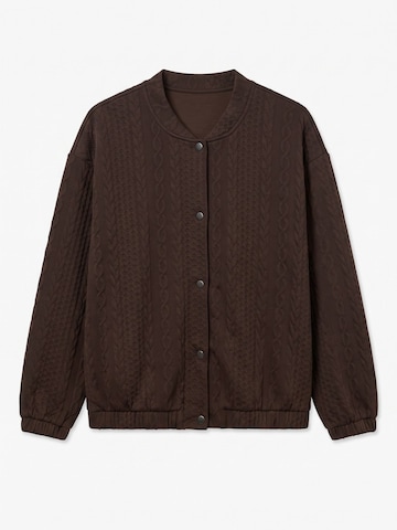 Veste de survêtement 'VMCJanni' Vero Moda Curve en marron