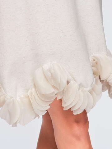 Ombre - Vestido de punto en beige