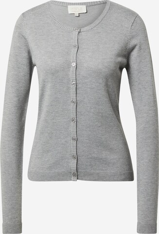 minus Knit Cardigan 'Laura' in Grey: front