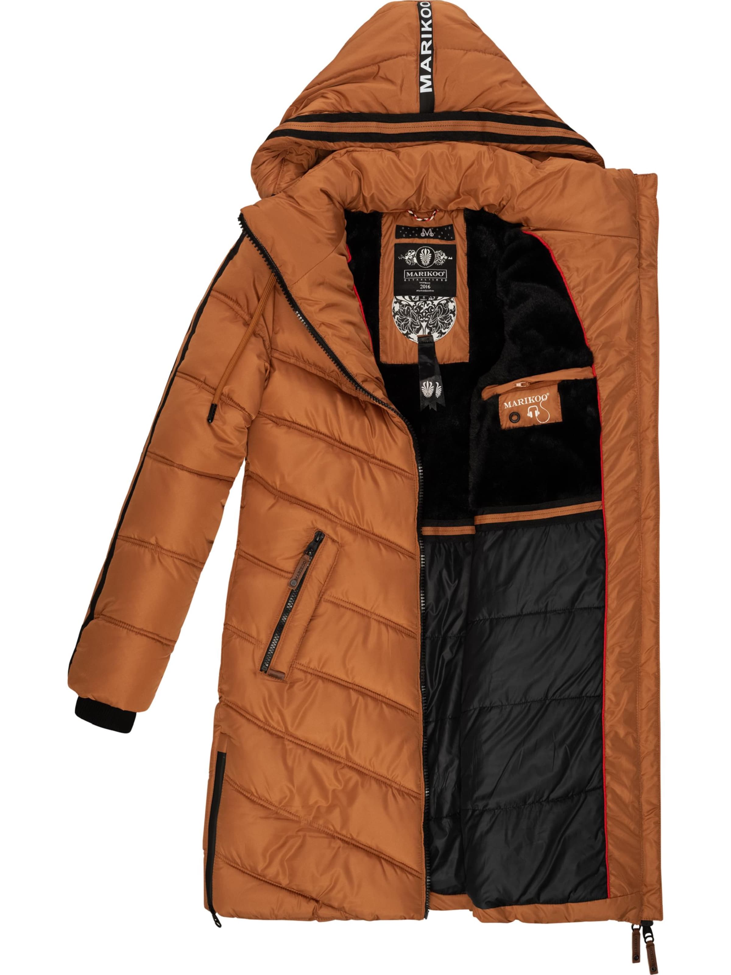 MARIKOO Зимнее пальто 'Armasa' в Коричневый