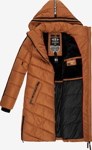 MARIKOO Winter Coat 'Armasa' in Brown
