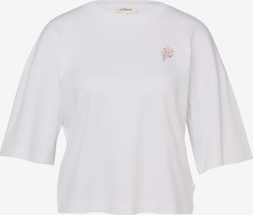 s.Oliver Shirt in White: front