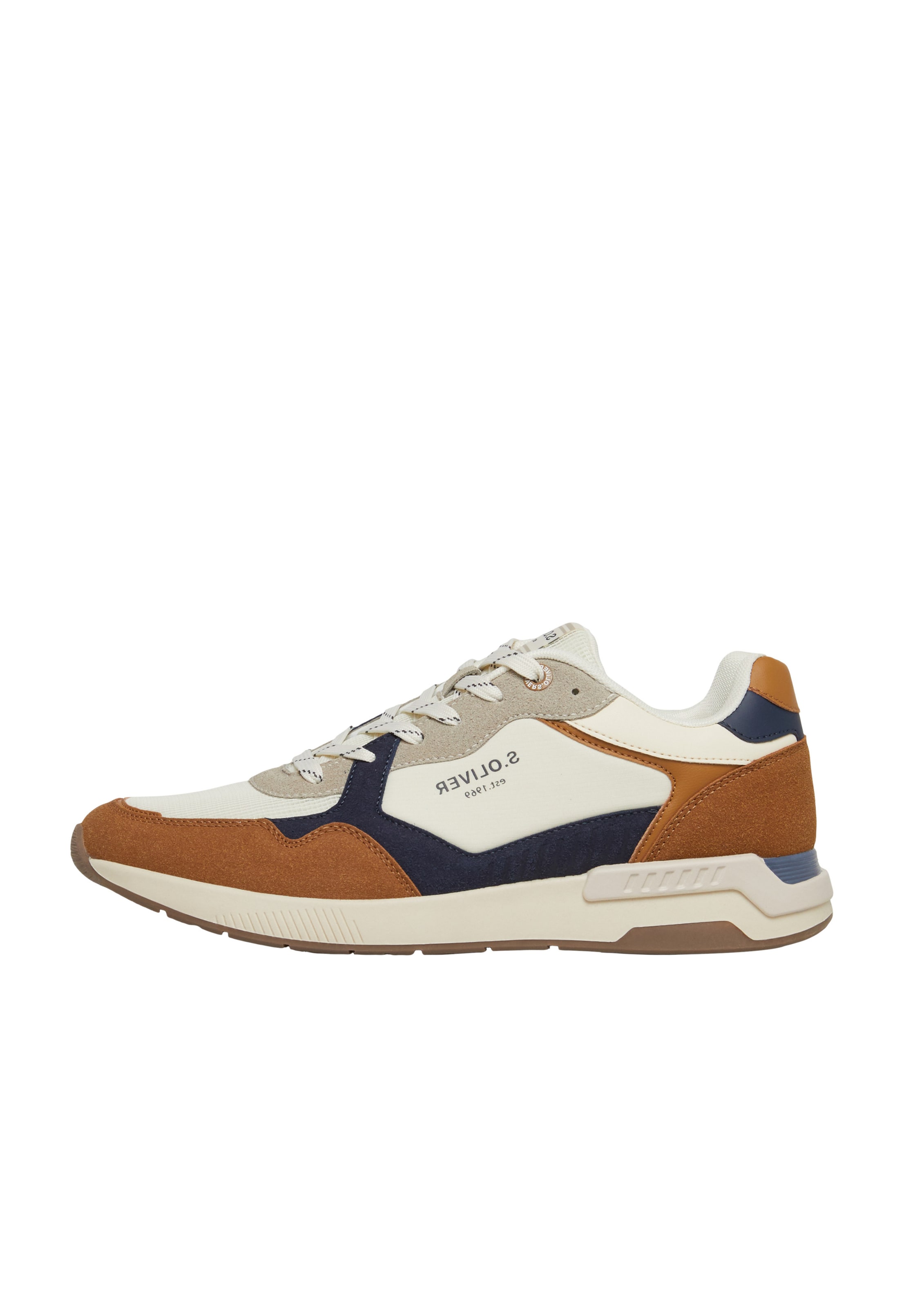 Baskets basses s.Oliver en beige : devant