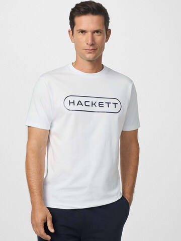 Hackett London T-Shirt 'Essential' in Weiß: Vorderseite