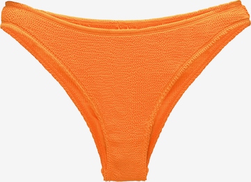 Pull&Bear Bikini Bottoms in Orange: front