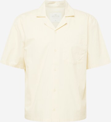HOLLISTER Regular fit Skjorta 'MAR4' i beige: framsida