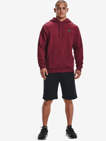 UNDER ARMOUR Regular Fit Sportsweatshirt 'Rival' in Rot