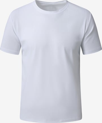 YOUTHUP Performance Shirt 'Hautluft' in White: front