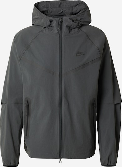 Demisezoninė striukė iš Nike Sportswear, spalva – tamsiai pilka / juoda, Prekių apžvalga