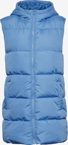 PIECES Vest 'Bee' in Blue: front