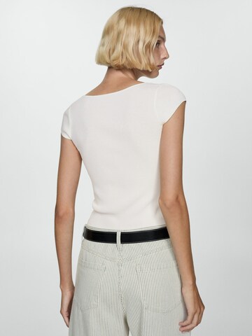 MANGO Pullover 'KIKO' in Weiß