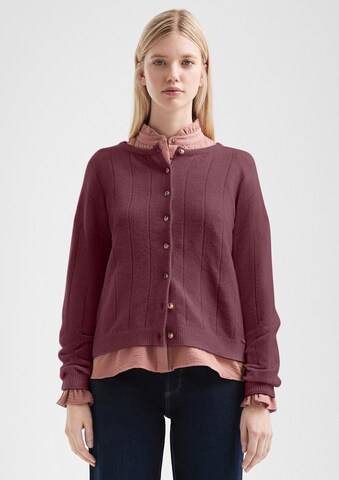 QS Gebreid vest in Rood: voorkant