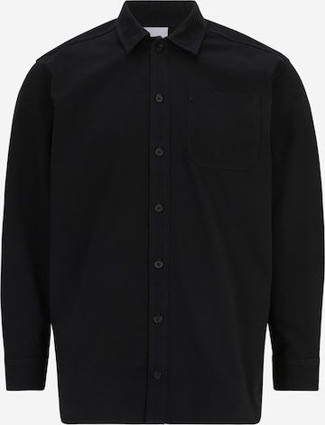 JACK & JONES - Ajuste regular Camisa 'Zac' en negro: frente