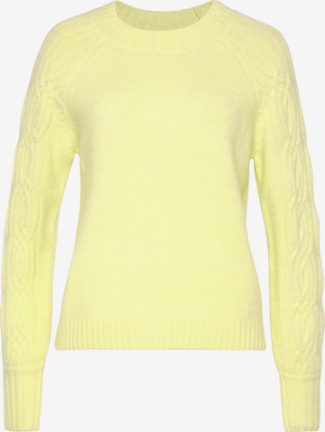 LASCANA Pullover in Gelb: predná strana