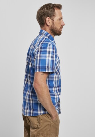 Brandit Regular fit Button Up Shirt 'Roadstar' in Blue