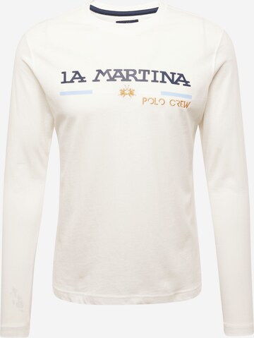 T-Shirt La Martina en blanc : devant