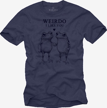 MAKAYA Shirt in Blue: front