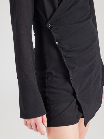 Robe-chemise 'Pomelo' WEEKDAY en noir