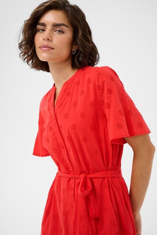 Kaffe - Vestido 'Fiona' em vermelho
