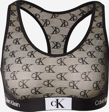 Calvin Klein UnderwearBustier Grudnjak - crna boja: prednji dio