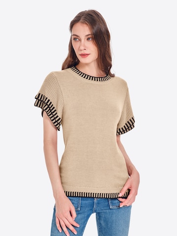 Pullover di Imily Bela in arancione: frontale