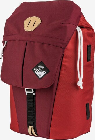 Sac à dos NITRO en rouge : devant
