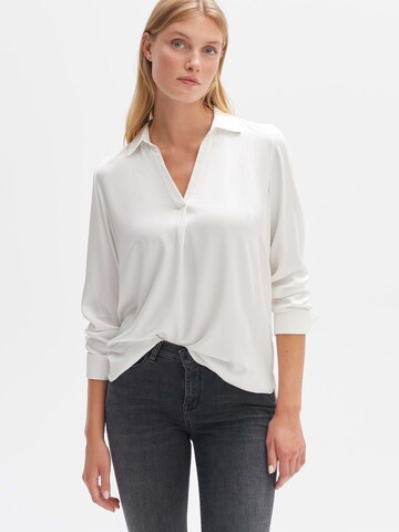 Camicia da donna 'Fangi' di OPUS in bianco: frontale