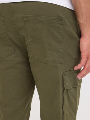 BLEND Regular Cargo trousers 'BHNatan' in Green
