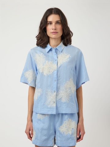 Camicia da donna di YAS in blu: frontale