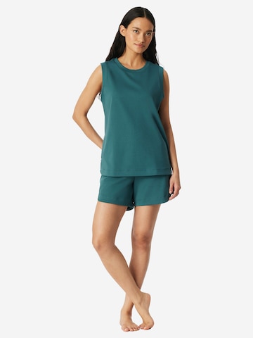 Chemise de nuit 'Mix Relax' SCHIESSER en vert