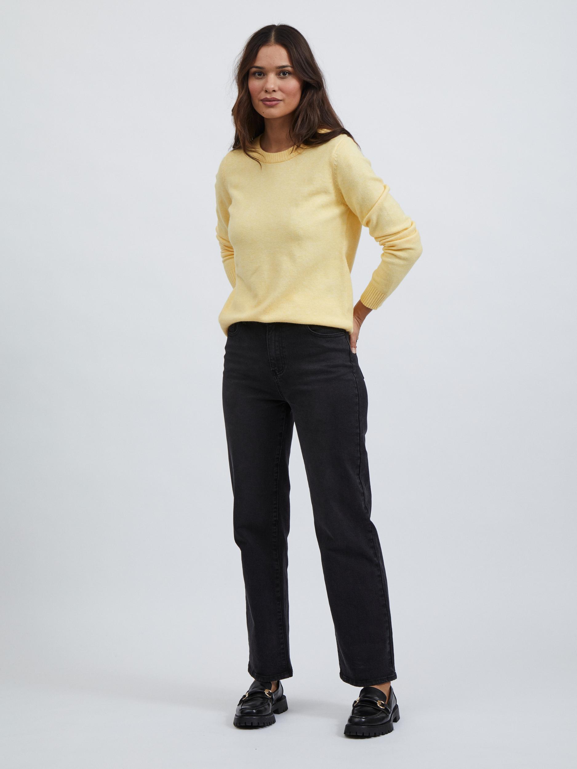 Kobiety Odzież VILA Sweter Ril w kolorze Żółtym 