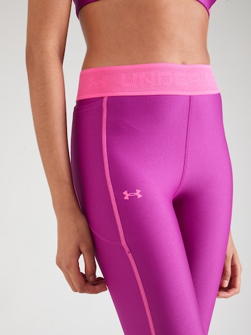 UNDER ARMOUR Skinny Sportovní kalhoty – fialová