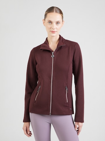 Veste en polaire fonctionnelle 'KSW 99' KILLTEC en rouge : devant