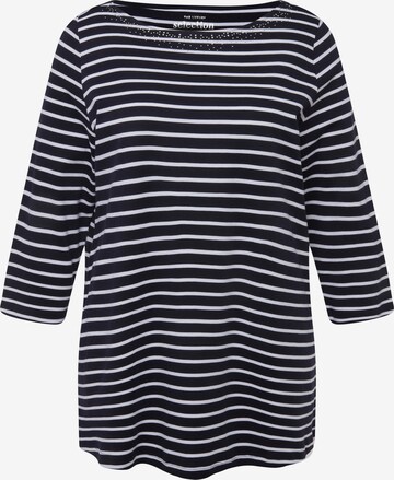 Ulla Popken Shirt in Blauw: voorkant