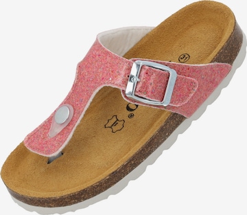 Palado Sandale 'Palado Kids Kos G Sparkle' in Rot: Vorderseite