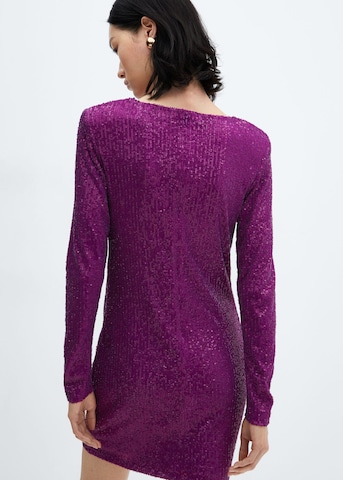 MANGO Sukienka koktajlowa 'Xlenjuel' w kolorze fioletowy